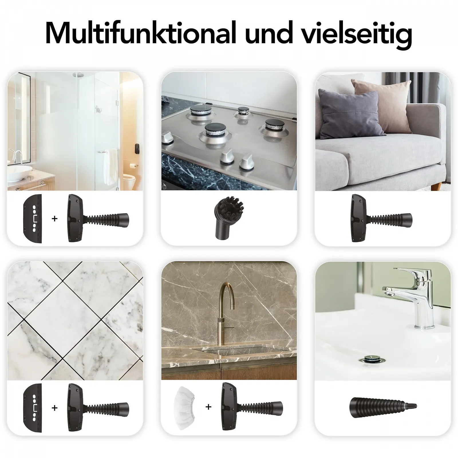 Пароочисник Brixy ручний 1050 Вт, фото №4 Пароочисник Brixy ручний 1050 Вт, фото №4