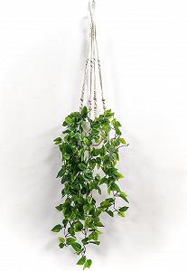 Штучна підвісна рослина з кашпо Comtelek, набір, макраме, бохо - Фото 1