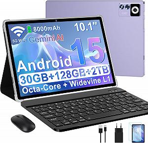 Планшет 10.1" ZIOVO Z168 8+22/128Gb 8 ядер Android 15 8000 mAh Фіолетовий - Фото 1