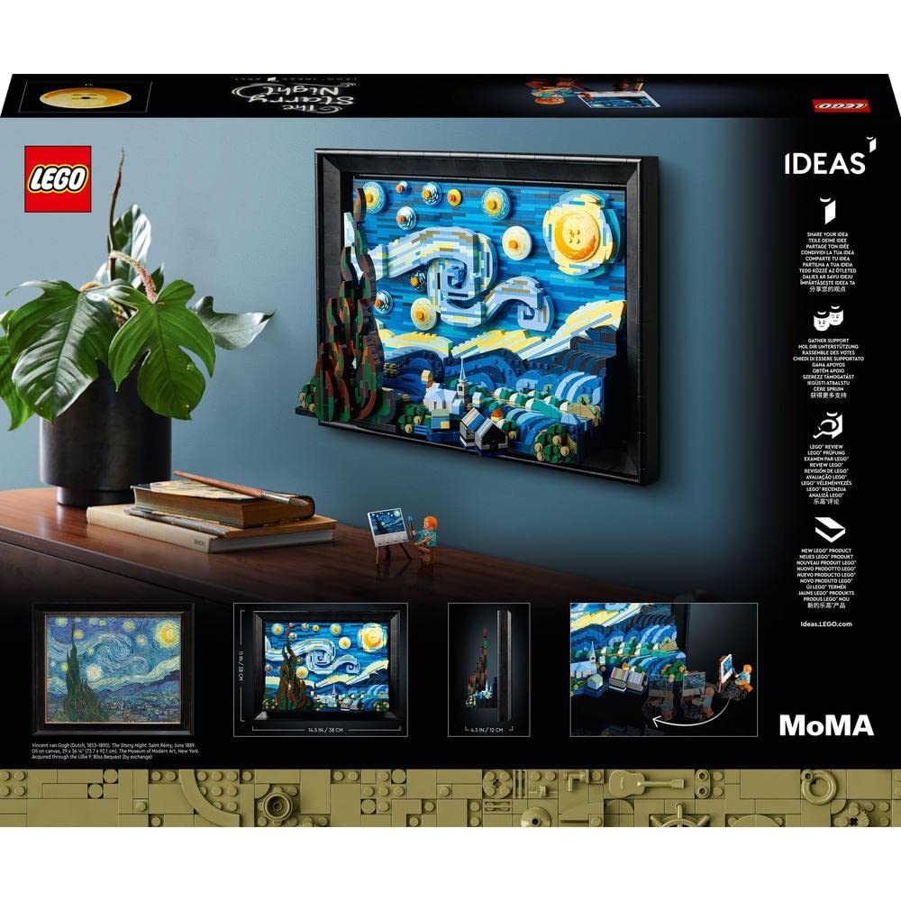 Конструктор LEGO Ideas 21333 Винсент Ван Гог Звездная ночь, фото №7