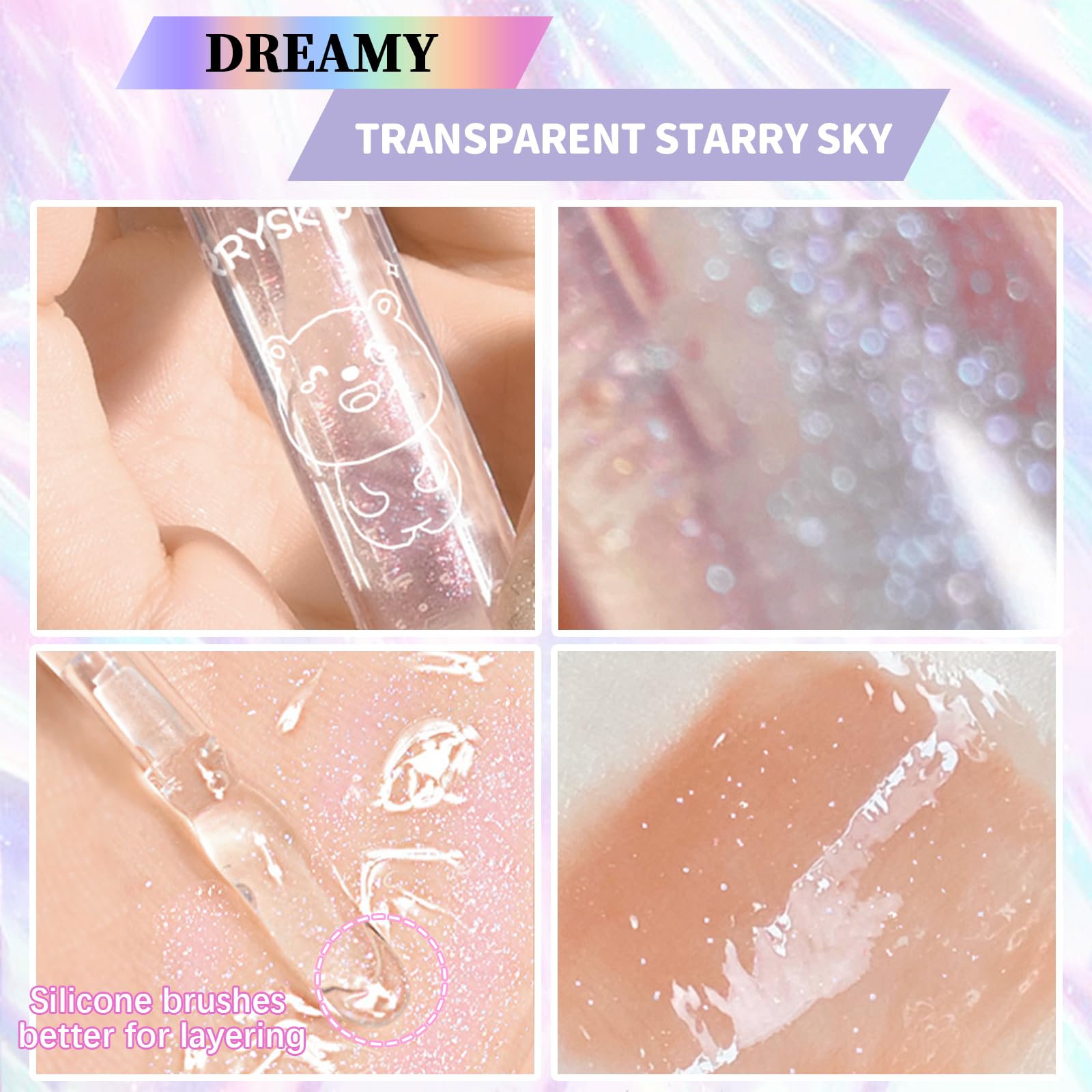 Набор Likesing из 2 блесков для губ Lip Oil Glitter 24 часа Красный, фото №3