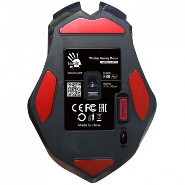Миша A4Tech Bloody R80 Plus Wireless Skull, фото №2