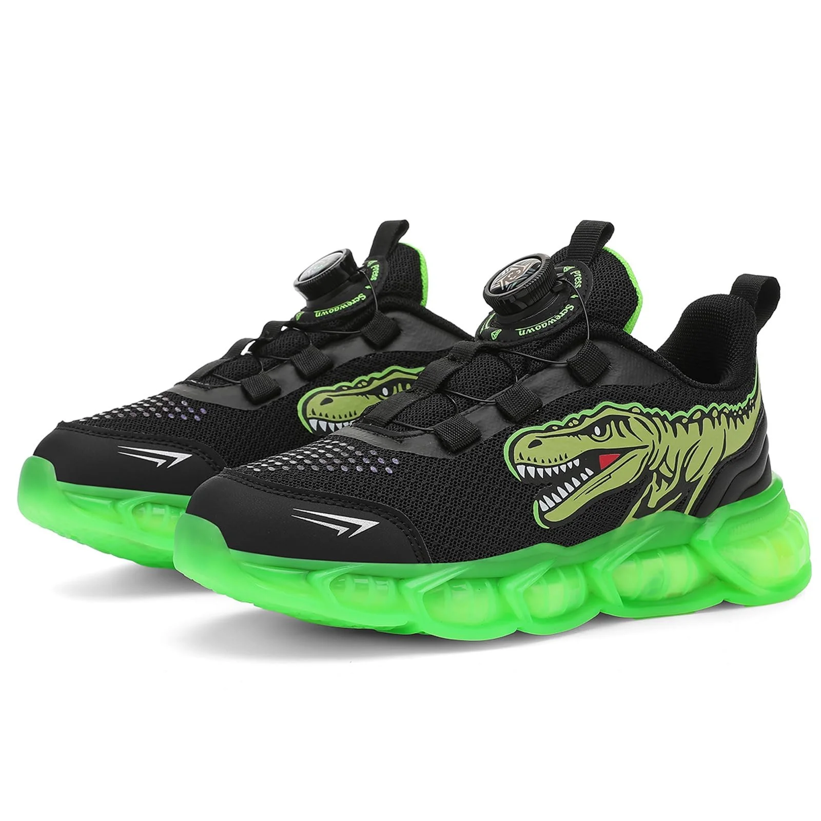 Детские кроссовки Спортивная обувь для мальчиков Кроссовки с динозавром Удобные дышащие легкие кроссовки для бега Тренировочная обувь Размер 28-38, фото №7