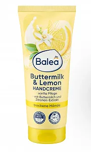 Крем для рук Balea Buttermilk and Lemon для ніжного догляду за сухою шкірою - Фото 1