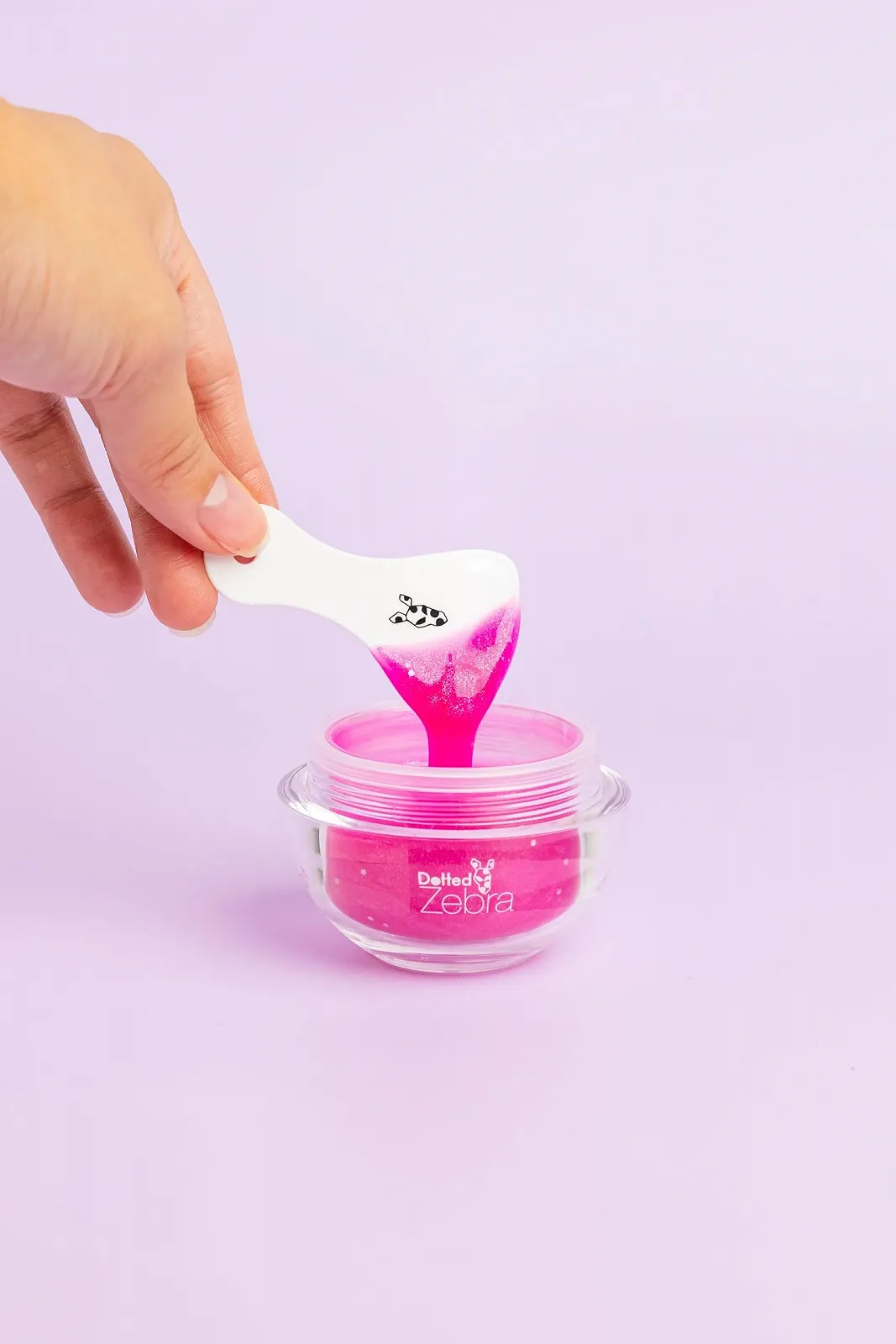 Маска-пленка Dotted Zebra Pink Frenzy с блестками, 45.4 г - С гиалуроновой кислотой и коллагеном - Увлажняющая маска для лица - Веганская - Для всех типов кожи, фото №4