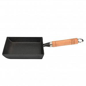 Омлетниця LANTRO JS Tamagoyaki Iron Non-Stick з дерев'яною ручкою міні - Фото 1