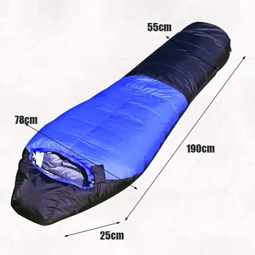 Спальний мішок мумія Warmer Winterschlafsack для дорослих синій, фото №4