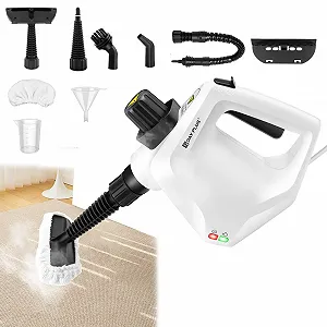 Пароочисник ручний 1000 Вт з 10 насадками для дому та авто - Фото 1