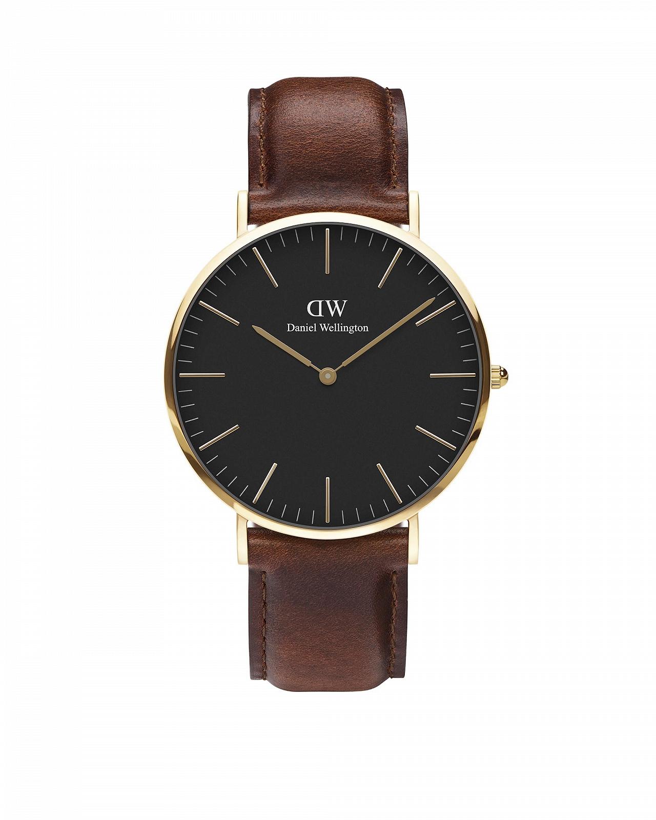 Часы Daniel Wellington Classic 40 мм Double Plated Stainless Steel (316L) Золотой, фото №1