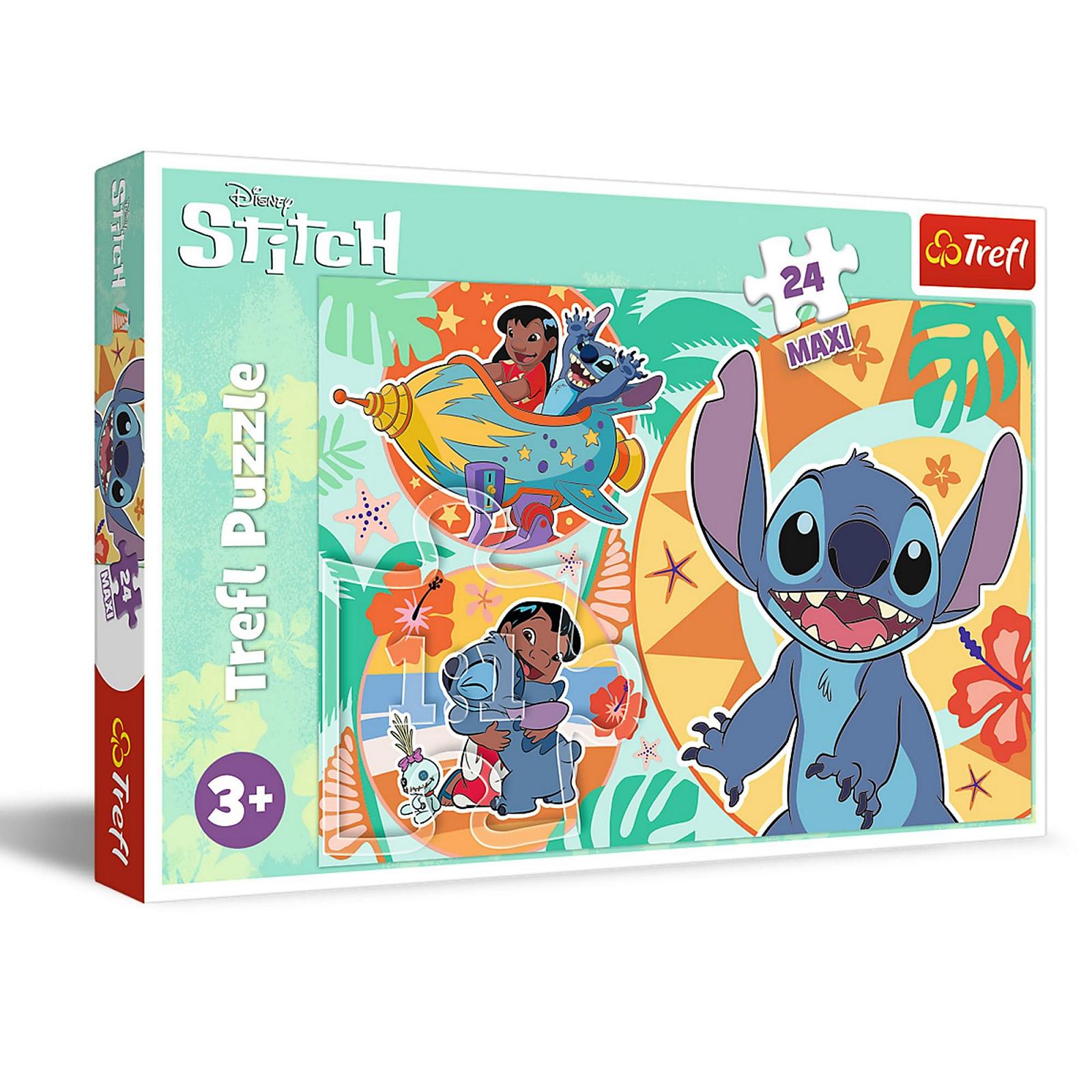 Пазли Trefl Lilo & Stitch Funny Day by Lilo & Stitch 24 Maxi 24 великих елементи, фото №1