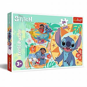 Пазли Trefl Lilo & Stitch Funny Day by Lilo & Stitch 24 Maxi 24 великих елементи - Фото 1