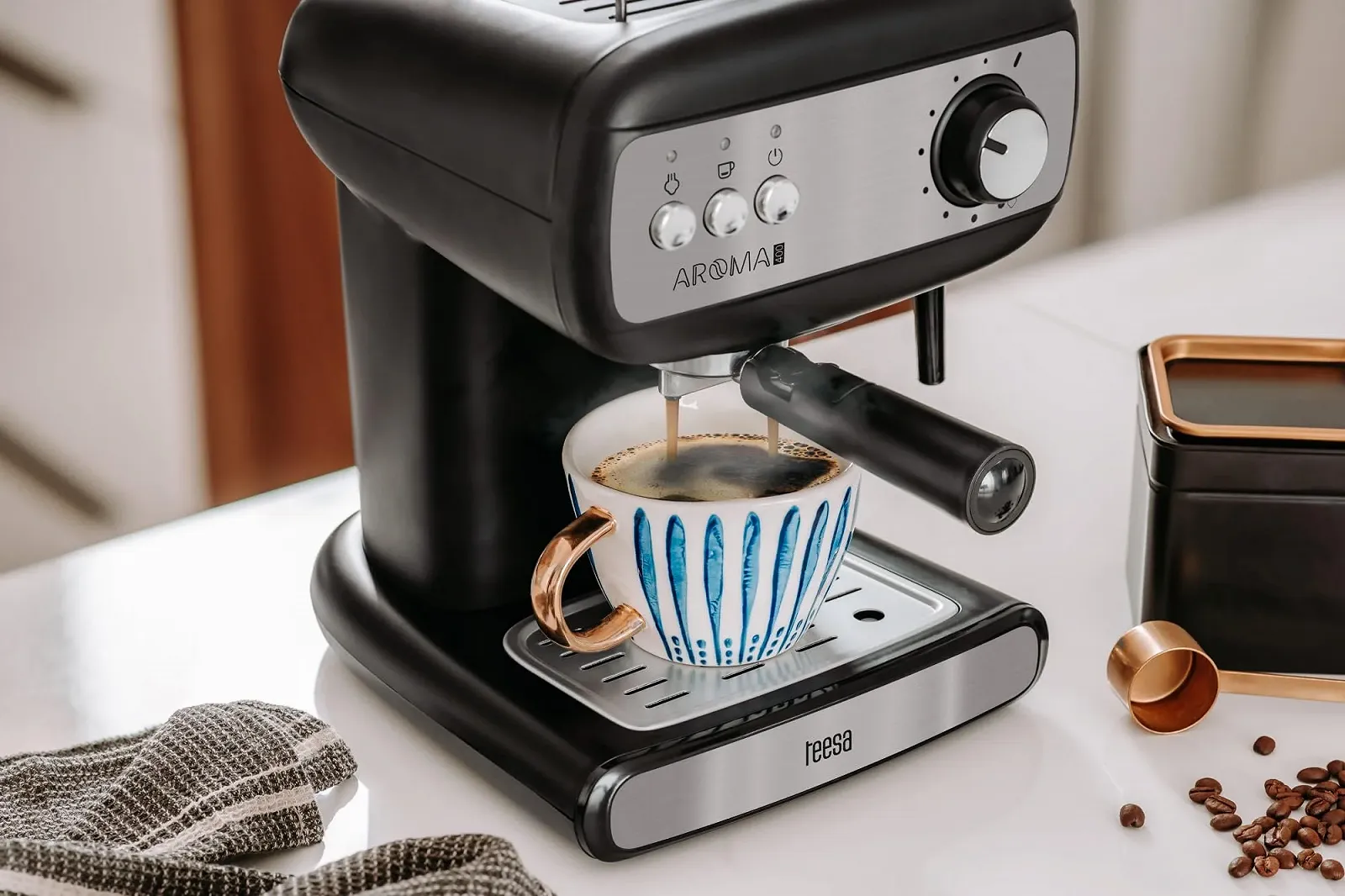 Рожковая кофеварка Teesa AROMA 400 TSA4009, фото №7