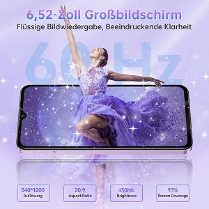 Мобільний телефон OUKITEL C2 16GB + 128GB / 1TB, Android 14, 6.52 дюйми, 5000 mAh, 13MP + 5MP, Dual SIM 4G, Face ID synthetic.ua - Фото 1