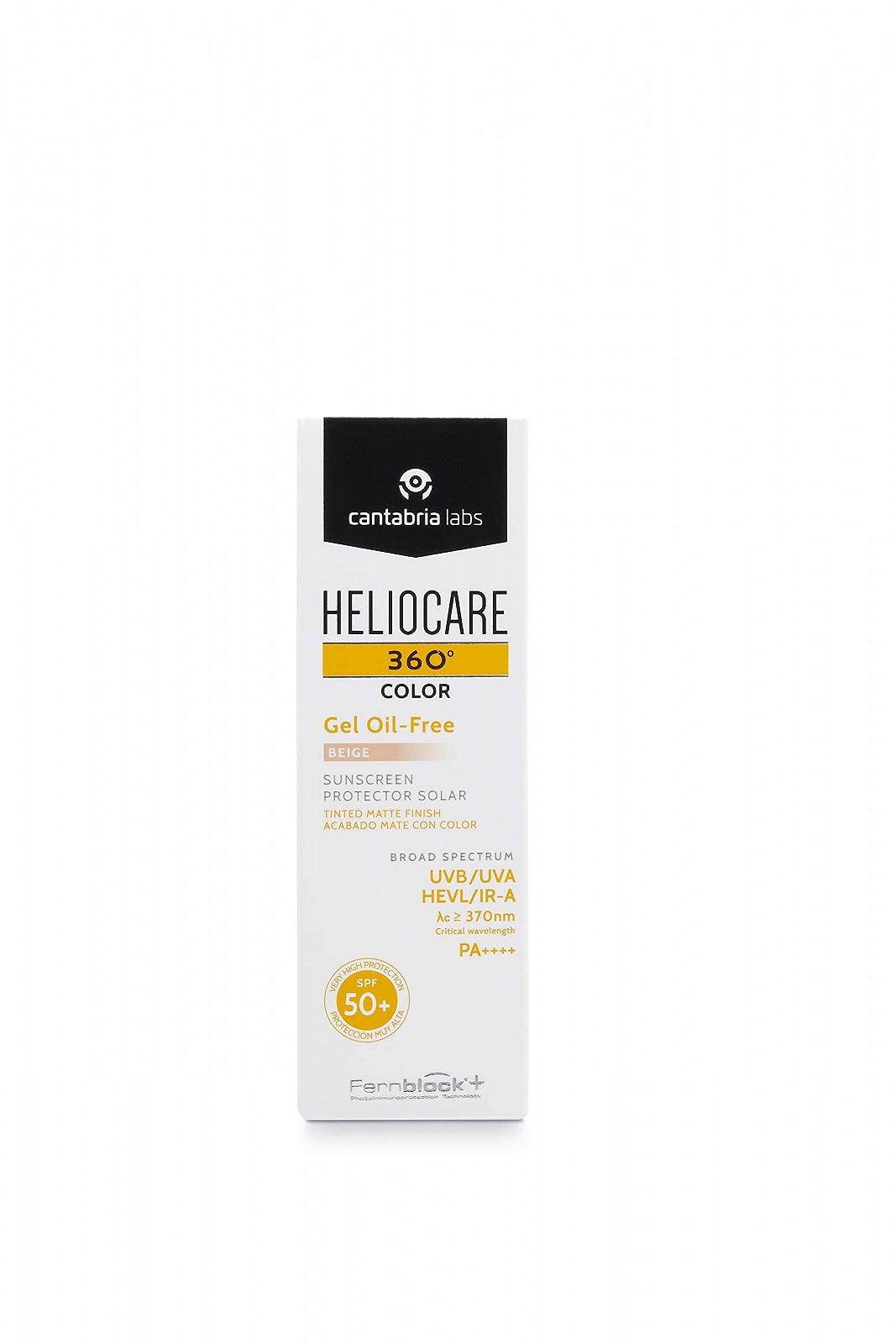 Сонцезахисний гель-крем Heliocare 360 Oil-free Spf50 Beige, 50 мл, фото №2