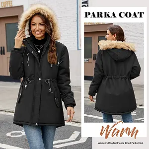 Жіноча зимова куртка FemiChic Довга synthetic.ua - Фото 1