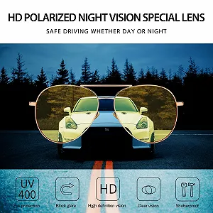 Солнцезащитные очки Oversized для женщин, легкие модные поляризованные линзы. synthetic.ua - Фото 1