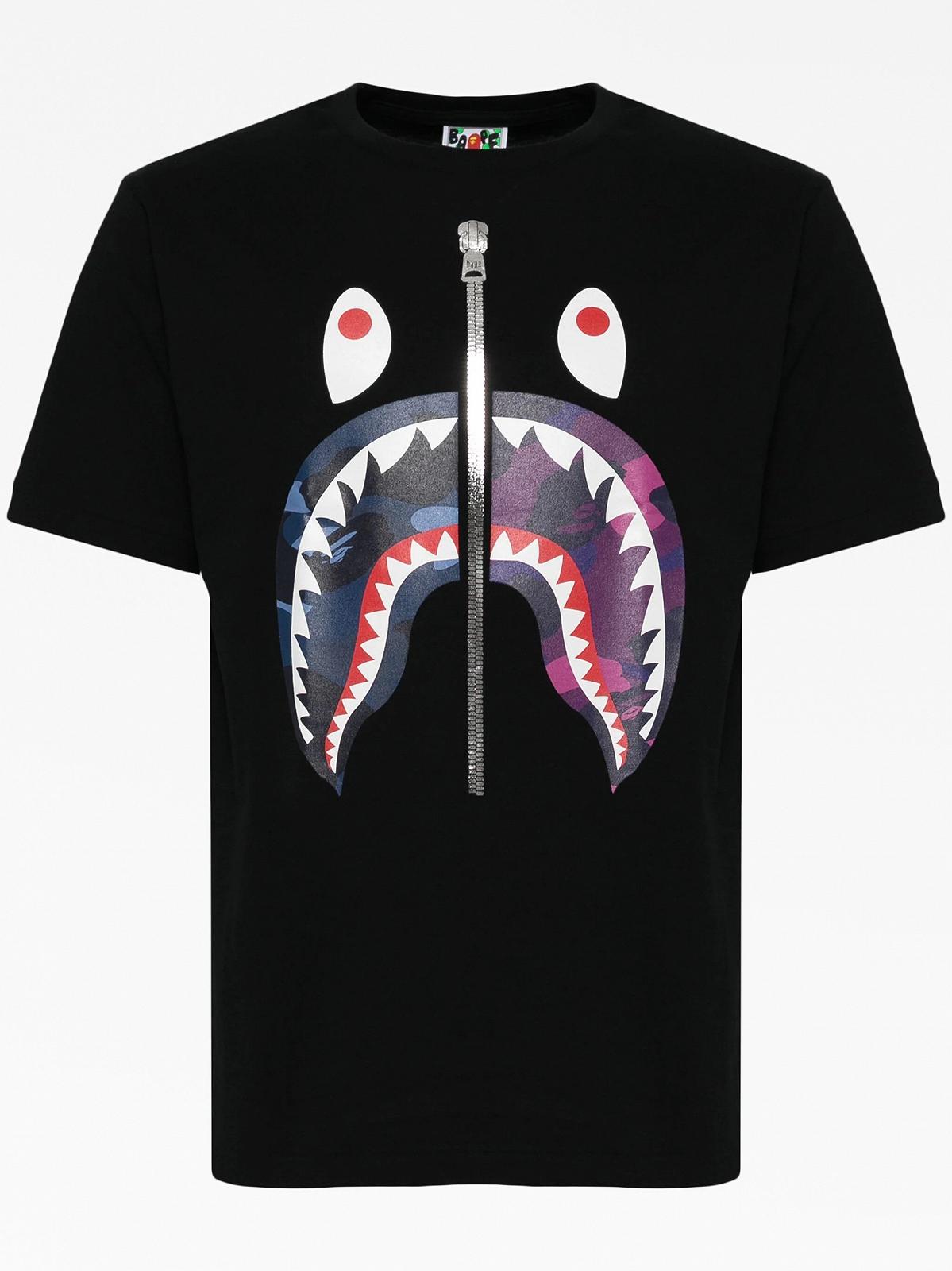 Футболка A BATHNIG APE COLOR CAMO SEPARATE SHARK TEE M, фото №1