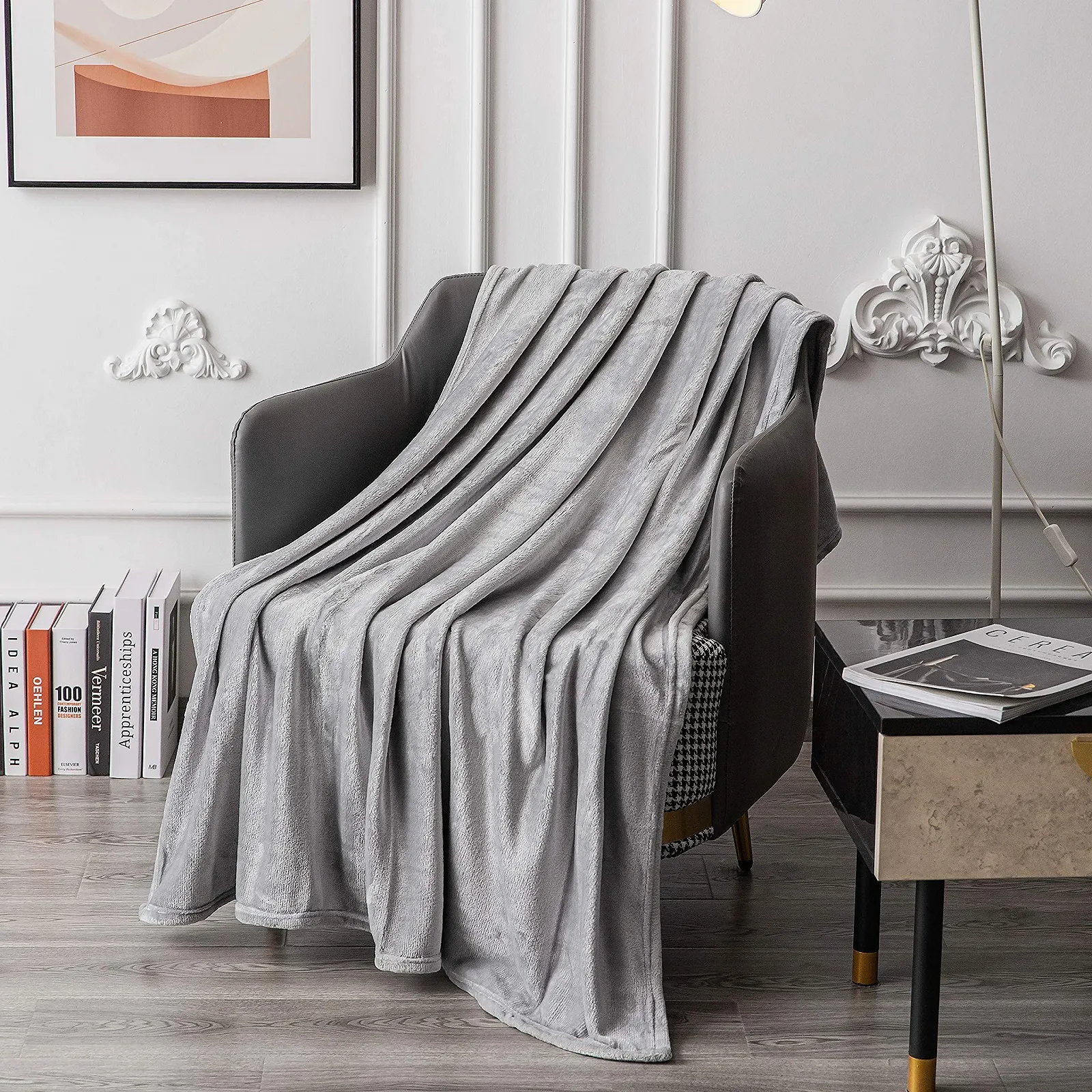 Плед KEPLIN Фланель Великий 130 x 150 см М'який Пухнастий Теплий, фото №4