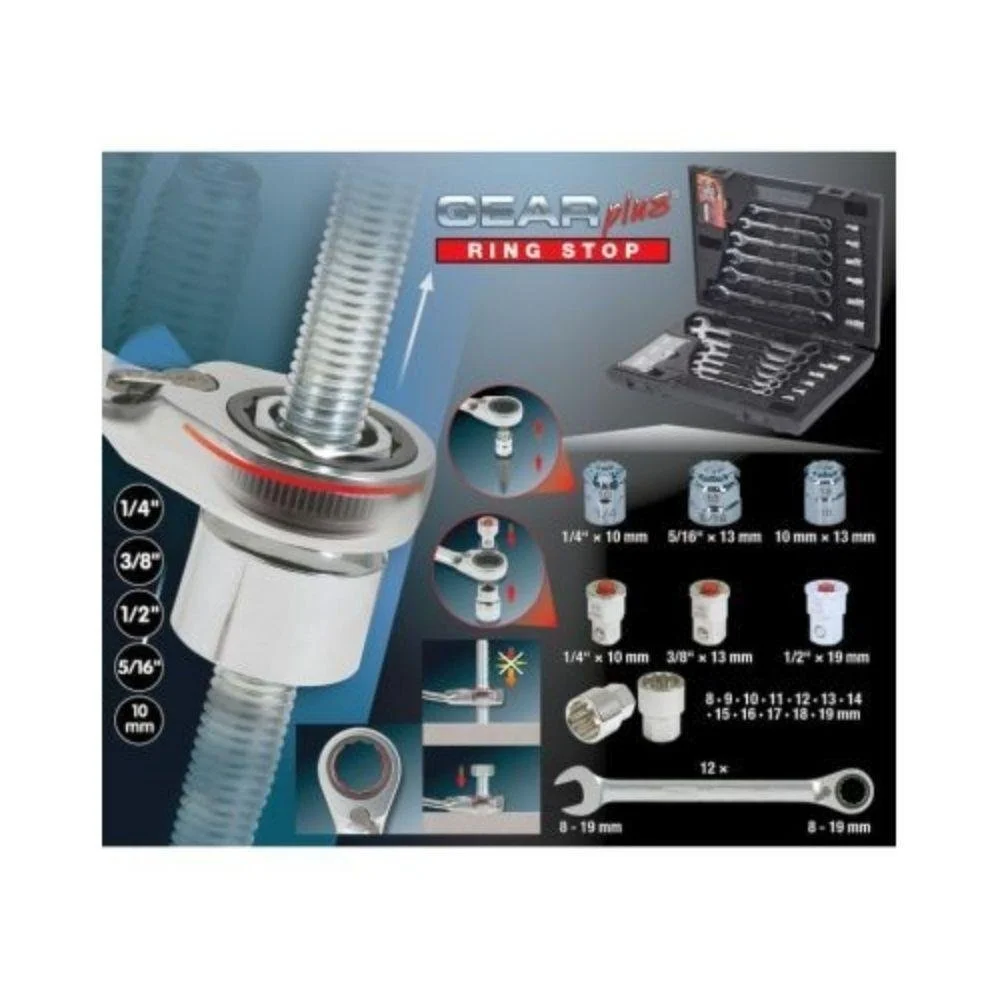 Набір тріскачково-комбінованих ключів KS TOOLS 503.4960, фото №1 Набір тріскачково-комбінованих ключів KS TOOLS 503.4960, фото №1