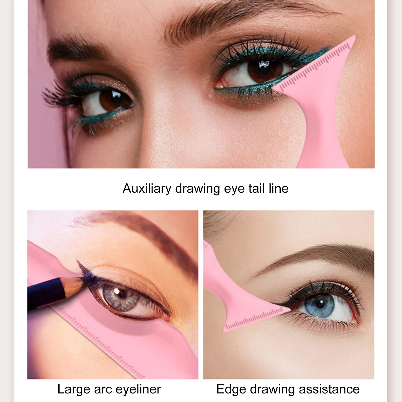 Трафареты для подводки глаз силиконовые Jemora 5-в-1, фото №4 Трафареты для подводки глаз силиконовые Jemora 5-в-1, фото №4