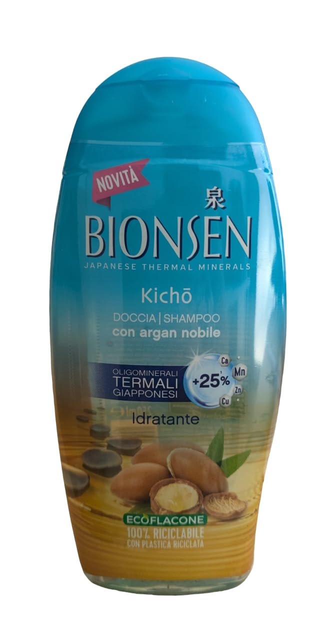 Шампунь-гель для душу Bionsen Kicho з аргановою олією та японськими термальними мінералами 250 мл, фото №1