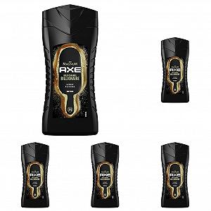 Гель для душа и шампунь Axe Magnum Gold Caramel Billionaire 3-in-1 250 мл (Упаковка 5 шт.) - Фото 1