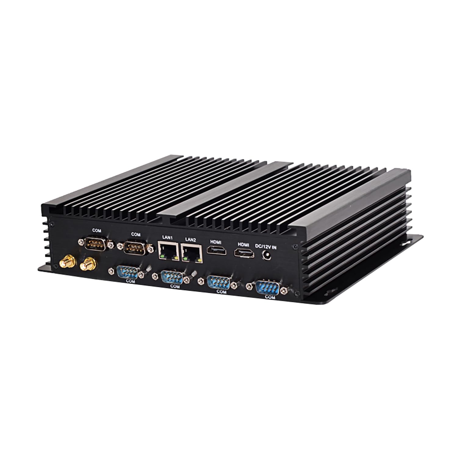 ПК HUNSN Fanless Industrial I7 4500U 4578U IM04 8GB 128GB SSD, фото №3