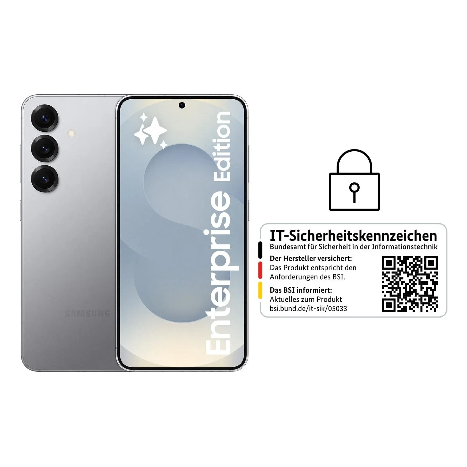 Смартфон Samsung Galaxy S25 Enterprise Edition 12 ГБ 128 ГБ Silver Shadow, фото №2