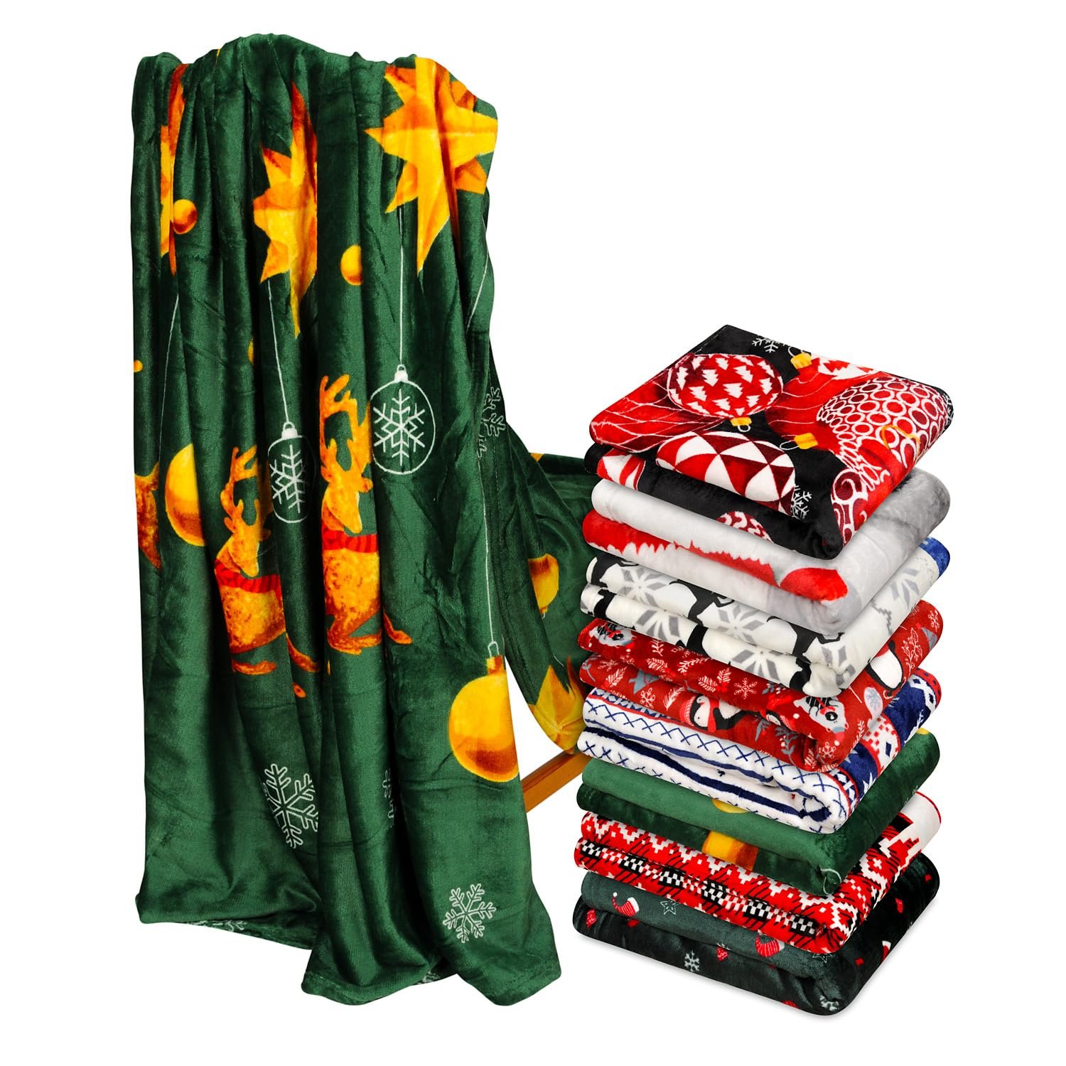 Покривало Cuddly Blanket Різдвяна Зірка та Куля 160 x 200 см, фото №5