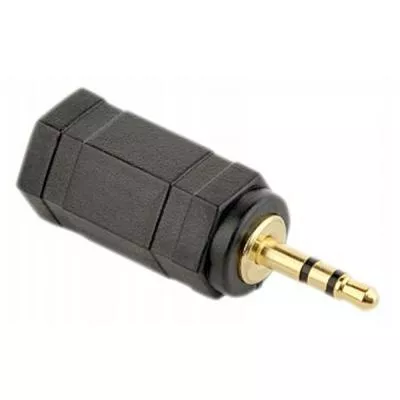 Адаптер Cablexpert (A-3.5F-2.5M) 2.5 мм M 3.5 F чорний, фото №1