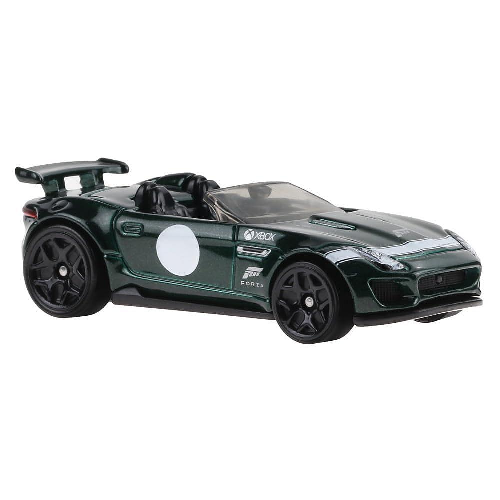 Модель Hot Wheels Forza Horizon '15 Jaguar F-Type Project 7 Масштаб 1:64 Довжина 7 см HLK27, фото №1