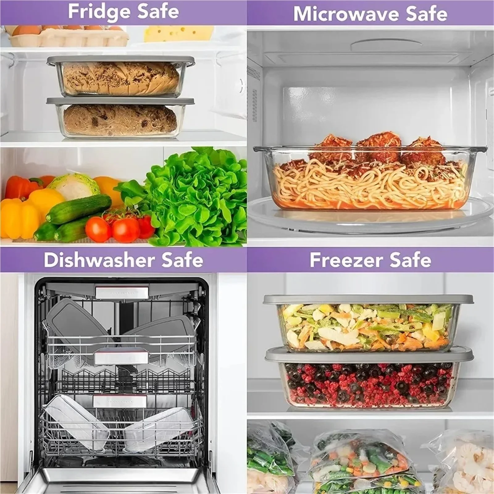 Форма для запікання скляна 2 шт. 1.8 л прямокутна з кришкою Pyrex, фото №6 Форма для запікання скляна 2 шт. 1.8 л прямокутна з кришкою Pyrex, фото №6