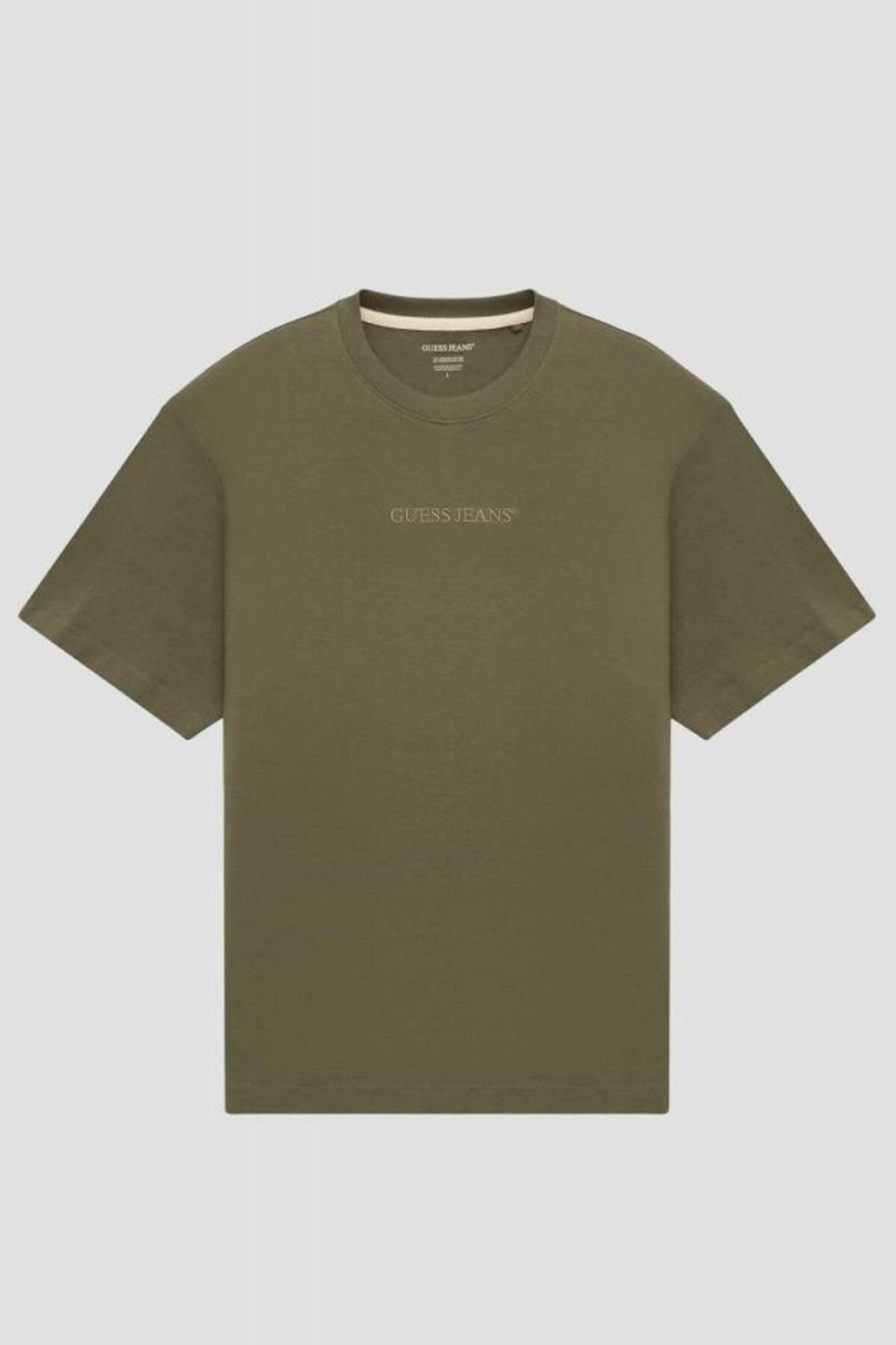 Мужская футболка Guess - Guess Jeans - Оливковое - L, фото №6