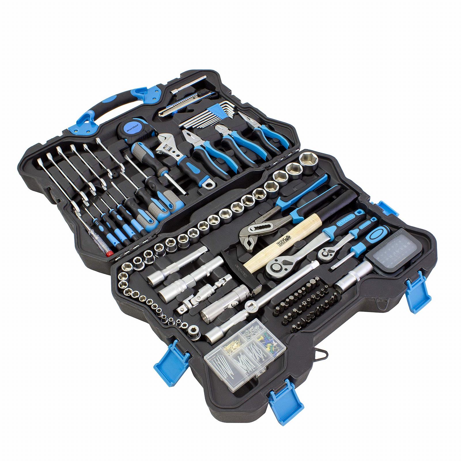 Ящик с инструментами Karcher с высококачественными инструментами из хромованадия, фото №4