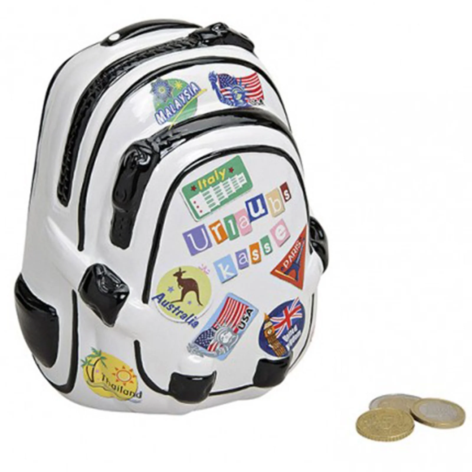 Скарбничка wu Travel Fund Backpack у формі рюкзака, фото №1