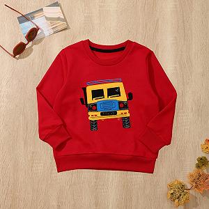 Толстовка Спортивна однотонна для хлопчиків з капюшоном synthetic.ua - Фото 1