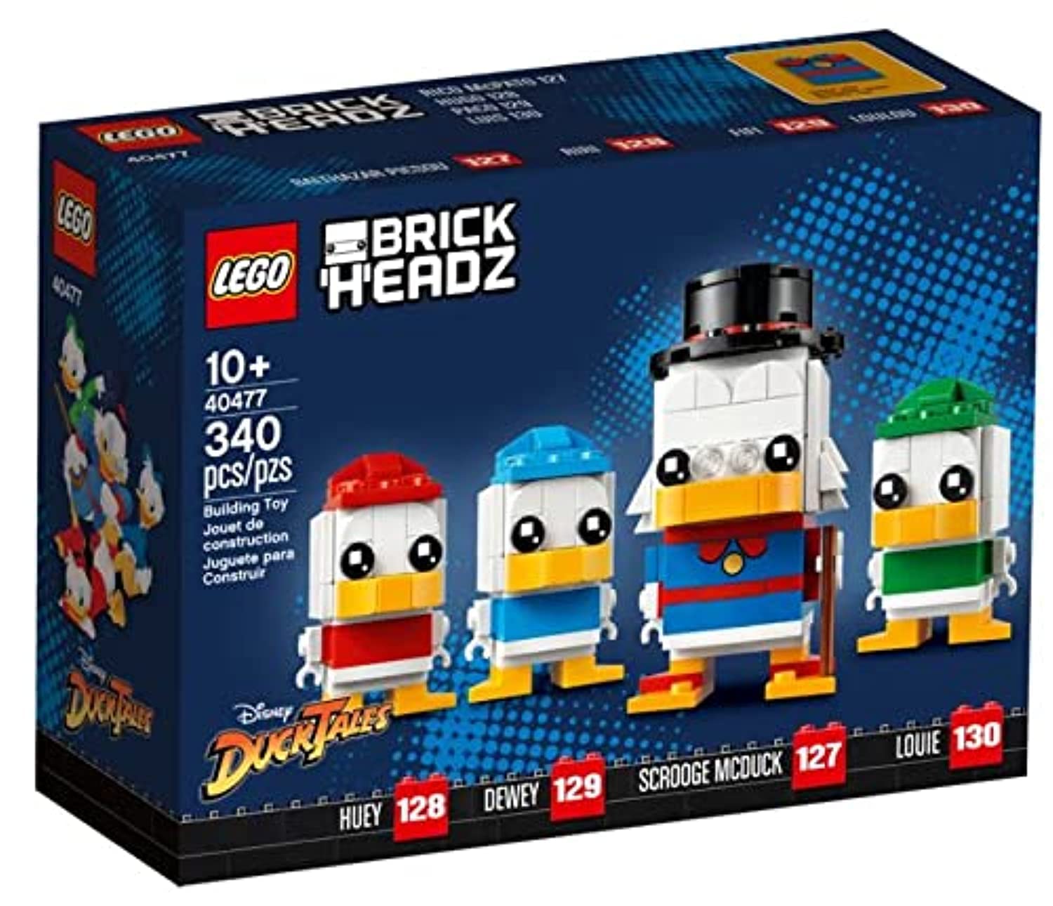 Блоки LEGO Disney BrickHeadz 40477 Дагоберт Дак, Тік, Так і Трек, фото №2 Блоки LEGO Disney BrickHeadz 40477 Дагоберт Дак, Тік, Так і Трек, фото №2