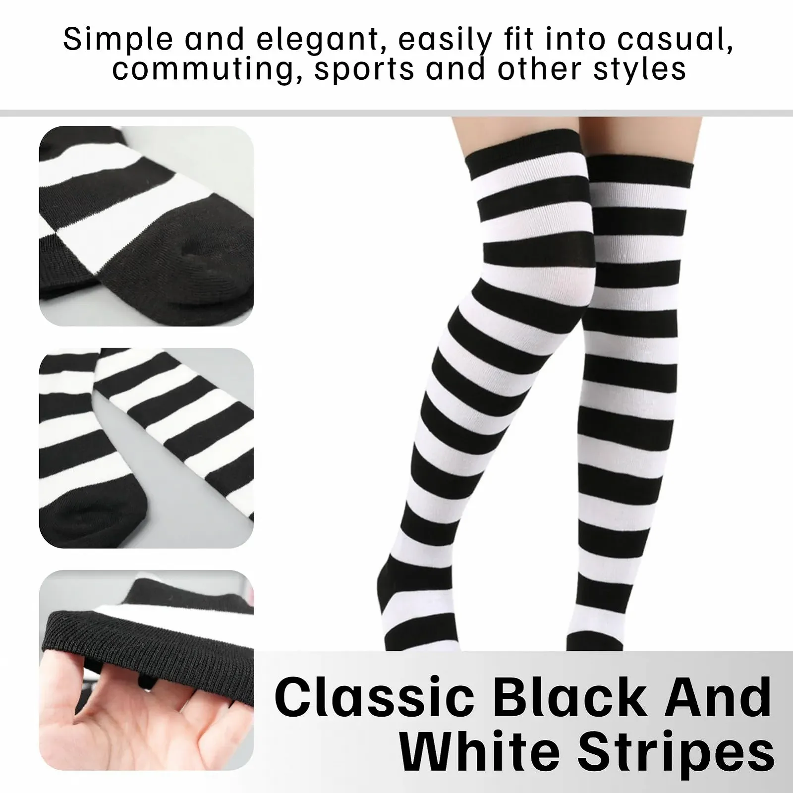 Гольфи в смужку Жіночі - Високоякісна бавовняна суміш, фото №3 Гольфи в смужку Жіночі - Високоякісна бавовняна суміш, фото №3