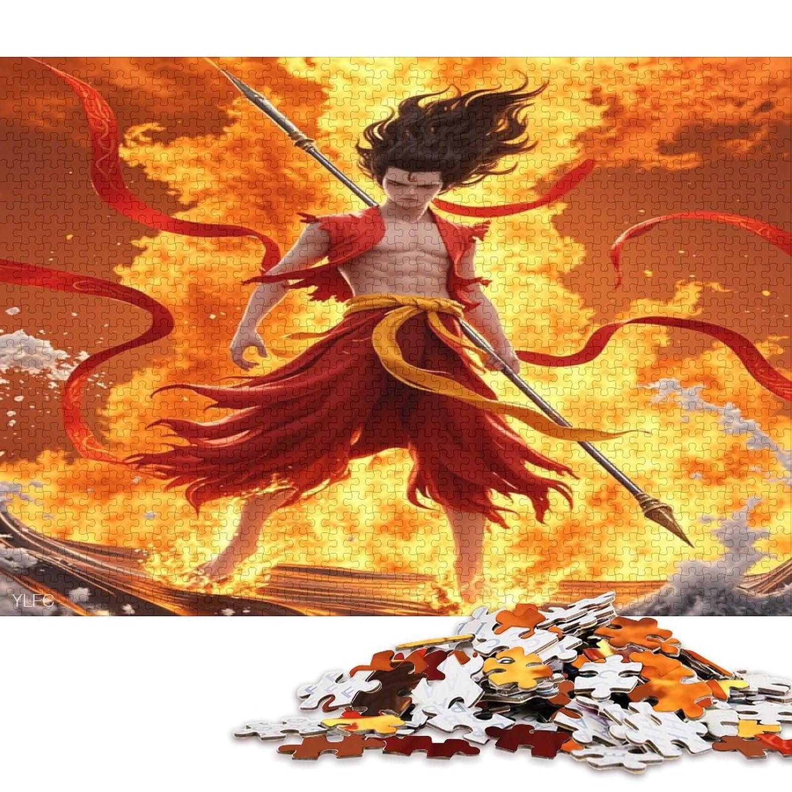 Пазлы Nezha Manga Style 1000 элементов 75 х 50 см, фото №6