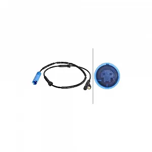 Датчик ABS HELLA 6PU 009 106-331 BMW MINI задня вісь зліва - Фото 1