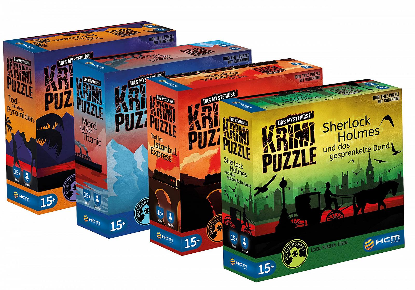 Пазл HCM Kinzel 55173 Sherlock Holmes The Mysterious Crime Puzzle 1000 деталей Разноцветный, фото №3