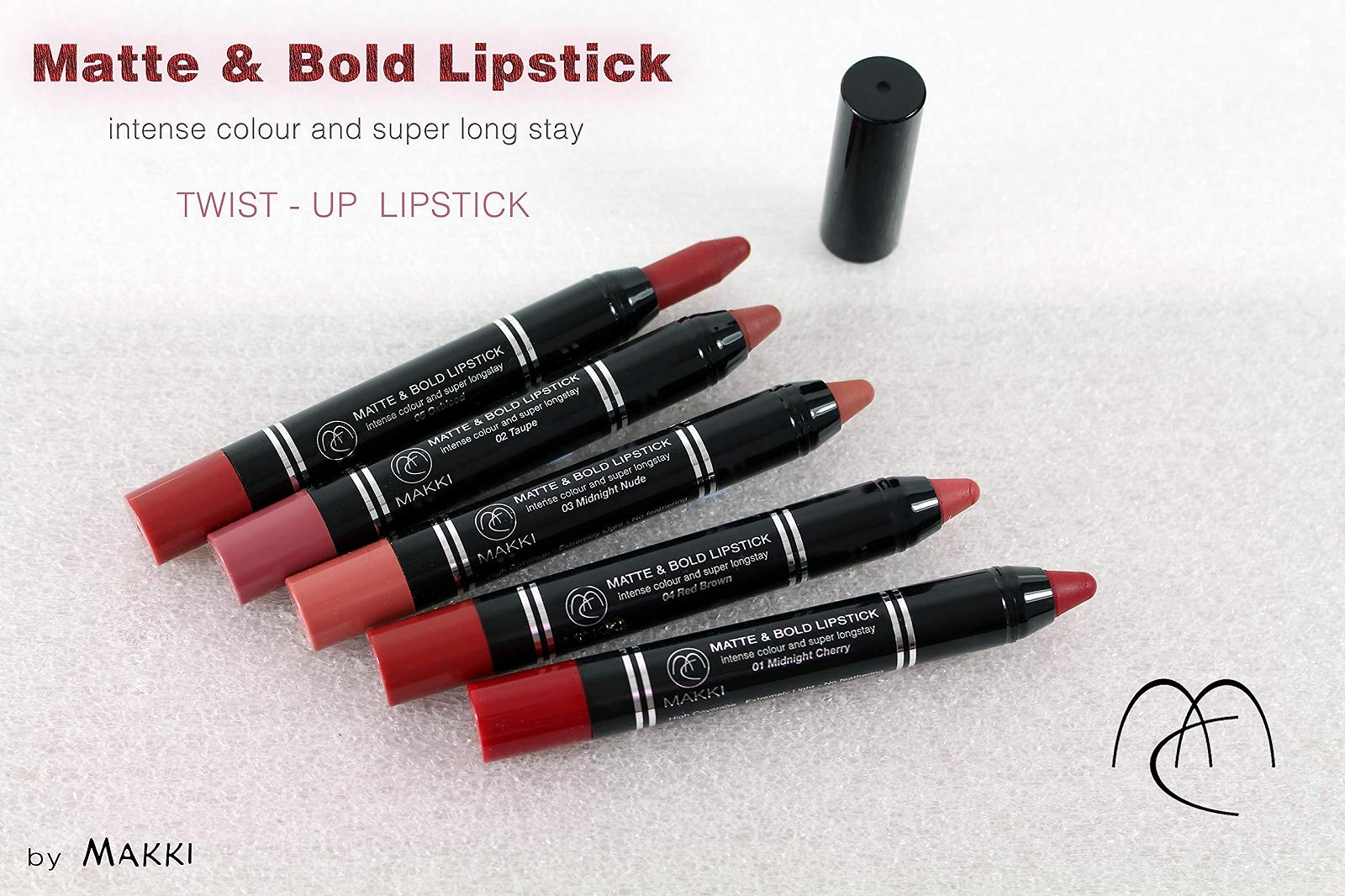 Помада Makki Oxblood Matte and Bold Twist-up Intense Colour Velvety Finish, фото №3 Помада Makki Oxblood Matte and Bold Twist-up Intense Colour Velvety Finish, фото №3