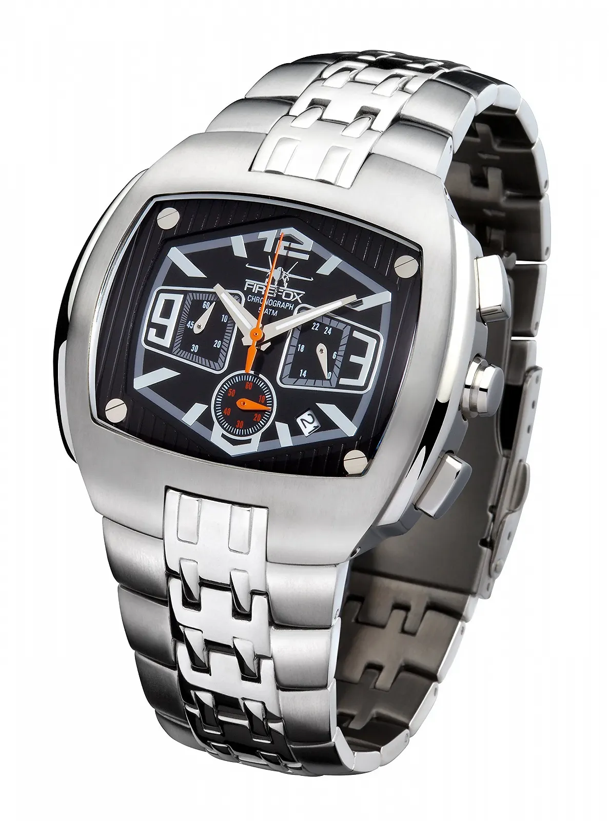 Часы мужские хронограф FIREFOX Giant FFS65-102 Черный, нержавеющая сталь, браслет, фото №1 Часы мужские хронограф FIREFOX Giant FFS65-102 Черный, нержавеющая сталь, браслет, фото №1