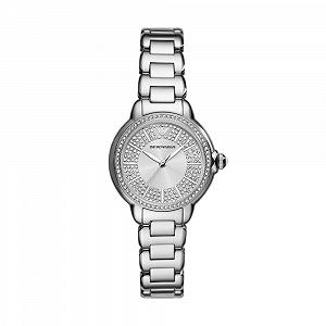 Женские часы Emporio Armani Серебристый нержавеющая сталь, Набор synthetic.ua - Фото 1