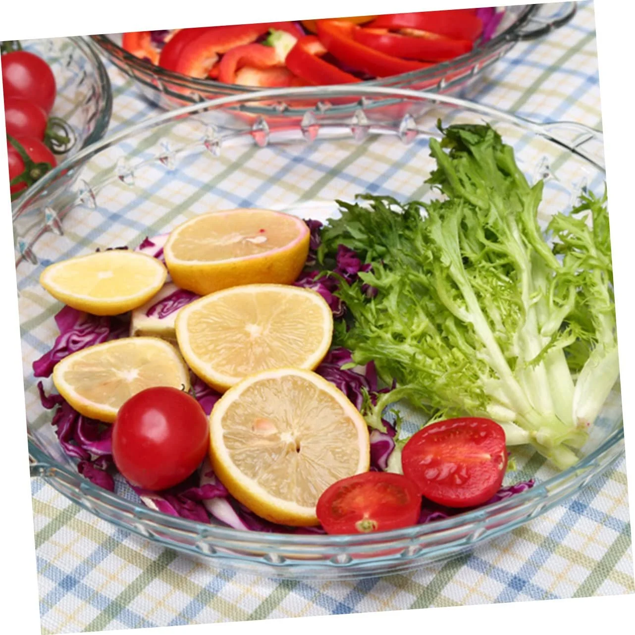 Форма для запекания круглая из упрочненного термостойкого стекла для микроволновой печи, фото №6