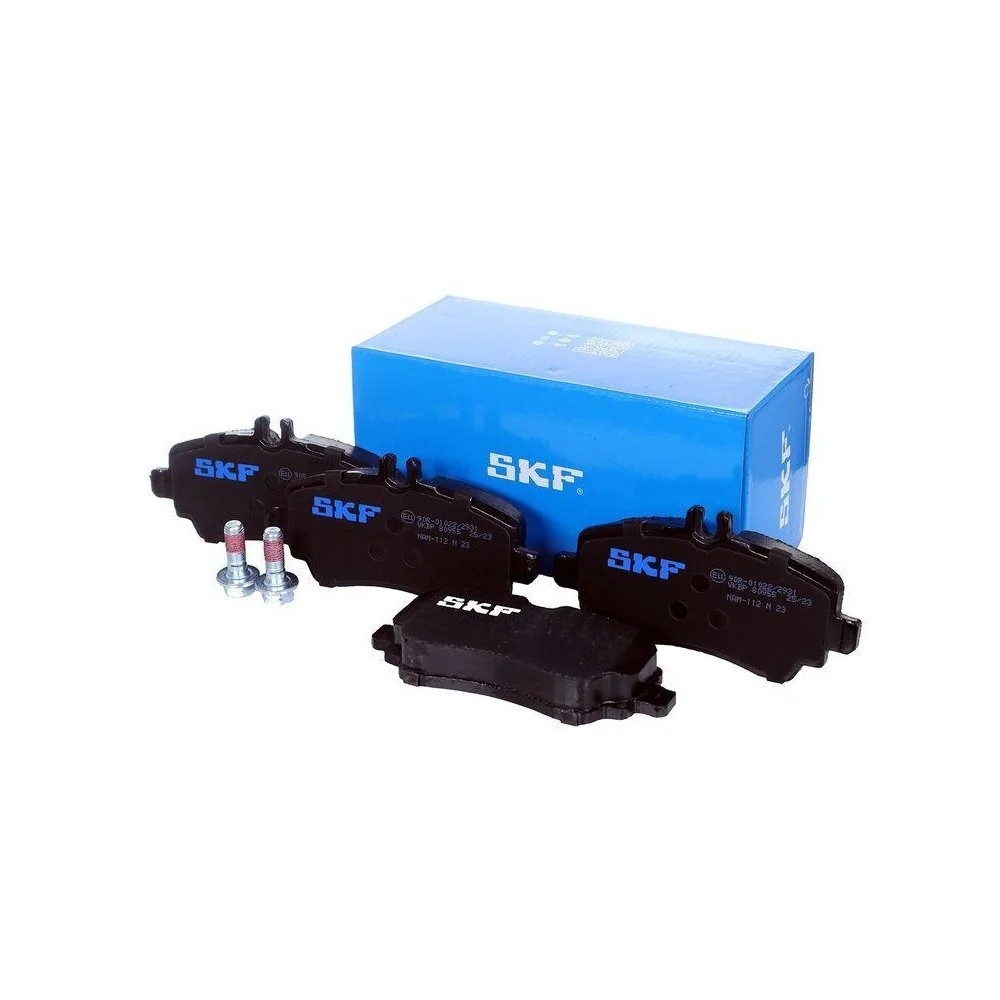 Комплект гальмівних колодок, дискове гальмо SKF VKBP 80955 для MERCEDES-BENZ передня вісь, фото №1