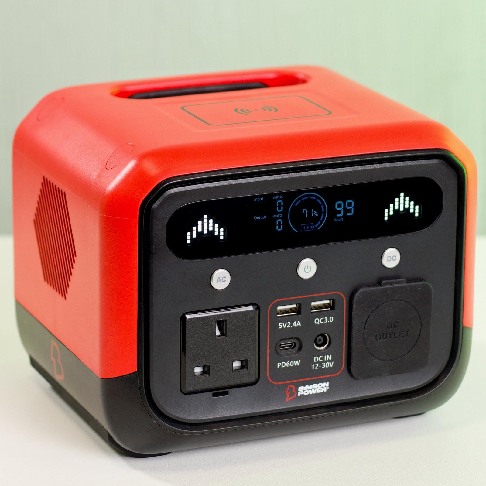 Зарядна станція Bimson Power BP330PPS 600 Вт / 330 Вт / 275 Вт*год / Чиста синусоїда, фото №2