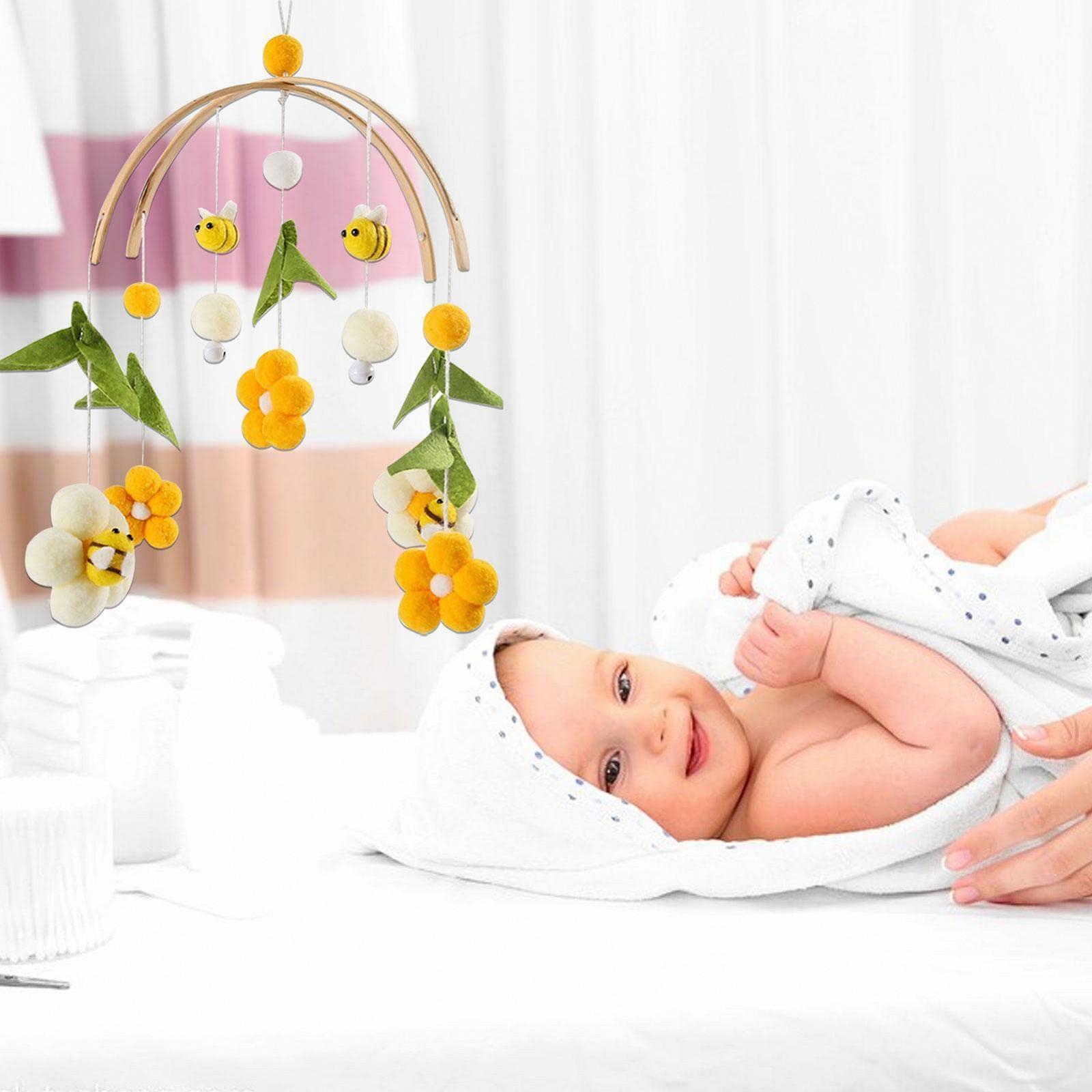 Мобиль Baby Wind Chimes Honey Bee Crib Baby Bed Bell Handmade Hanging Toy Цветок, фото №6