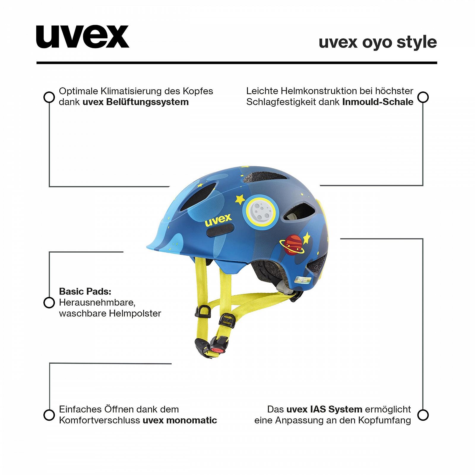 Шолом Велосипедний uvex oyo style Легкий Дитячий Розмір Індивідуальний, фото №6