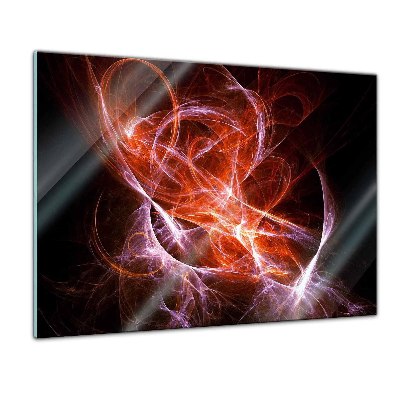 Картина на склі WandFXPro Abstract Purple Red 60 x 40 см, фото №1